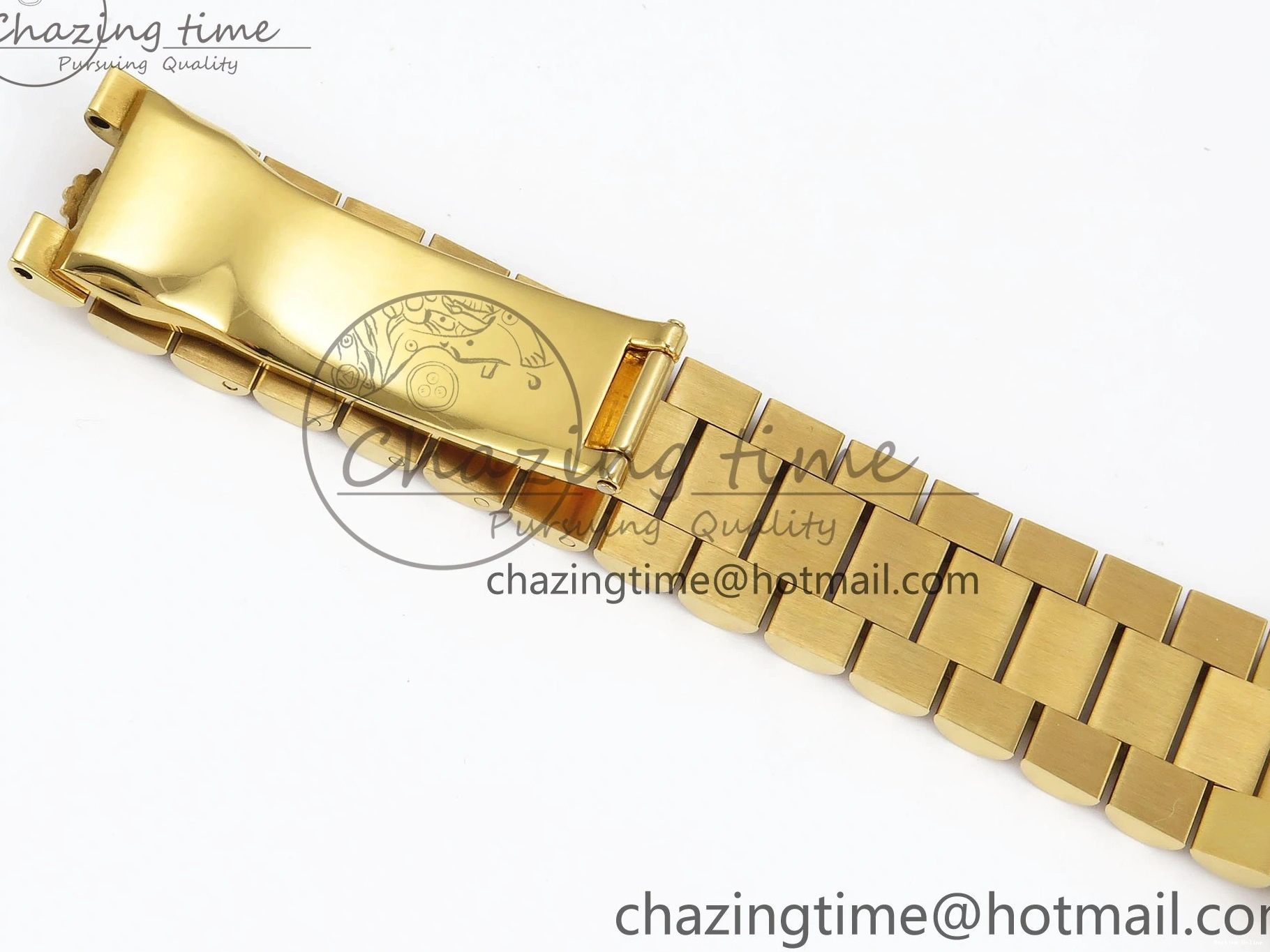 0103 StreetReady Day Date 36 YG TWSF Best Edition YG Diamonds Dial on YG Bracelet A 1616